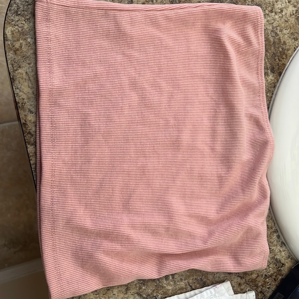Pink tube top